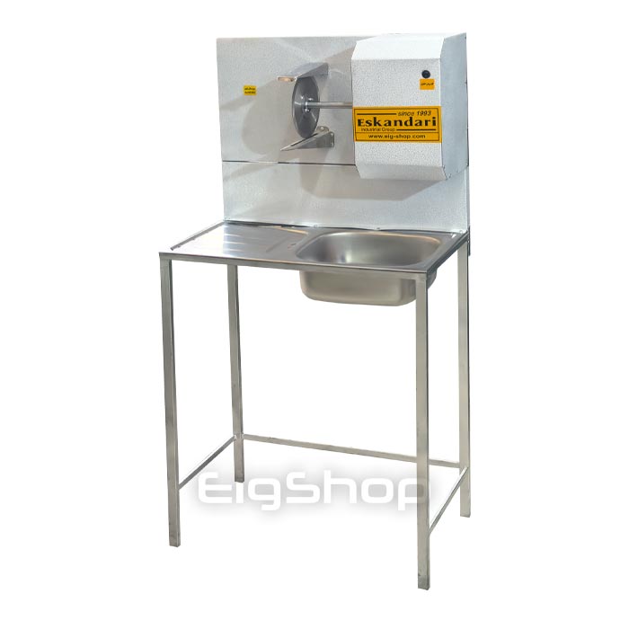 دستگاه مرغ خردکن بدنه گالوانیزه با پوشش رنگ استاتیک