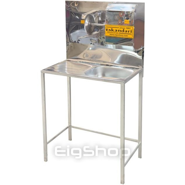 خردکن مرغ ایستاده با میز کار استیل