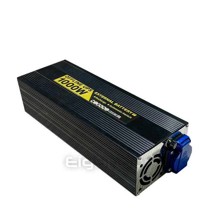 مبدل برق خودرو 12 ولت به 220 ولت شهری، توان 1000 وات، تمام اتوماتیک با قابلیت شارژ باتری